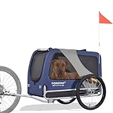 DOGGYHUT® Premium XL Hundefahrradanhänger bis 45 kg Fahrradanhänger für...