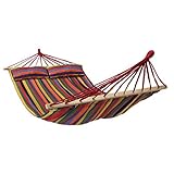 BB Sport Stabhängematte 240 x 150cm Hängematte inkl. 2 Kissen max. 300 kg 2...