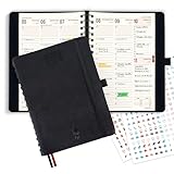 colortouch Terminplaner 2025 2026, Kalender A5, Wochenplaner mit Softcover,...