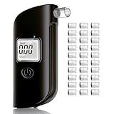 JICICUXI Alkoholtester Polizeigenau, Tragbarer Promillemessgerät,...