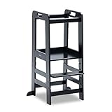 hauck Learn N Explore, Schwarz - Lernturm für KInder aus FSC® Zertifiziertes...