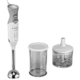 Bosch Stabmixer ErgoMixx MSM66120, Edelstahl-Mixfuß, Mix- und Messbecher,...