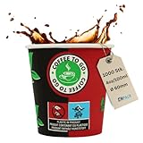Enpack 1000 Espressobecher - 120ml/4oz - Einwegbecher - Hitzebeständige To Go...