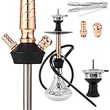 RMAN® Shisha Wasserpfeife Mini Hookah Aluminium Klein Shisha Set Komplett mit...