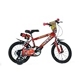 Dino Bikes – 14 Zoll Kinderfahrrad Cars – Jungen Fahrrad mit abnehmbaren...