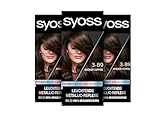Syoss Color Coloration Metallic Collection 3–89 Bronze Coffee (3x115 ml),...