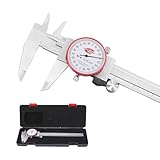 STANDARD GAGE Messschieber mit Uhr 150mm, Metrischer Uhrenmessschieber, Ablesung...