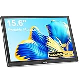 Lrtzcbi Portable Monitor 15,6 Zoll FHD 1080P IPS Tragbarer Bildschirm mit HDMI...