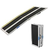 TRUTZHOLM Rollstuhlrampe Alu 2-Fach klappbar 183 cm Traglast 272 kg beschichtet...