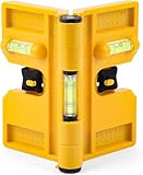 Magnetische Pfostenwasserwaage, 270° einstellbare und klappbare Wasserwaage mit...