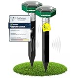 GRUNDIG Maulwurf Vertreiber Wühlmausschreck 2erPack - SCHNELLE Ergebnisse mit...
