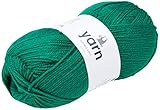 Korbond 100 g smaragdgrün Doppelt verdrilltes Acrylgarn (in 27 Farben...