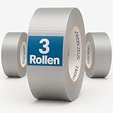 ZWERKZEUG Panzertape - 3 Rollen - Reparatur Klebeband - Gewebeband - extra stark...