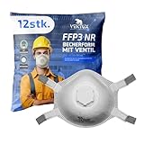 VENTUX FFP3 NR Atemschutzmaske – Becherform mit Ausatemventil, CE 0370...