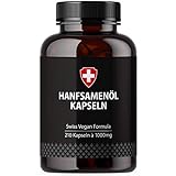 Hanföl in Softgel-Kapseln | Hochdosiert mit 1000mg pro Kapsel | Von Active...