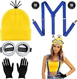 Halloween Kostüm Cosplay Kostüm Halloween Mütze Cosplay Brille Handschuhe...