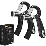 U-VKK Handtrainer, 2er-Set Unterarmtrainer, Griff 5-60 kg, Hand Unterarm...