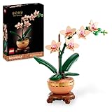LEGO Botanicals Mini-Orchidee - Kunstblumen Set - Deko fürs Wohnzimmer oder...