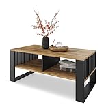 Meble Pitus Couchtisch - Wohnzimmertisch Modern - Couchtisch mit Stauraum 90 x...