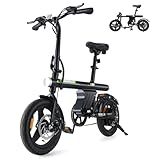 Finbike Elektrofahrräder Klappbar,14/16 Zoll Elektrofahrrad 7.8Ah Akku,250W...