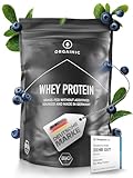 ORGAINIC Bio Blaubeere Whey Protein - Bio Zertifiziert ohne Zusatzstoffe -...