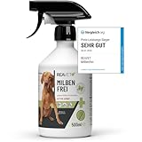 ReaVET Anti Milben-Spray für Hunde, Katzen & Pferde 500ml - Milbenspray mit...