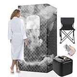 Mobile Sauna, 3L Dampfsauna für Zuhause, Mobile Sauna Outdoor, Mini Sauna für...