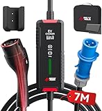 MCEVKELN Typ 2 Ladekabel CEE 7kW- EV Ladegerät Typ 2 32A| 1-Phase| 7M Mode 3...