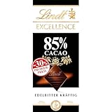 Lindt Schokolade EXCELLENCE 85 % Kakao, Promotion | 5 x 100 g Tafel | Kräftige...