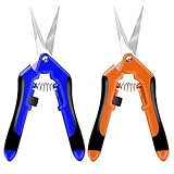 BOCHENG Gartenschere 2pcs Ernteschere Baumschere Trimmschere mit Ergonomischen...