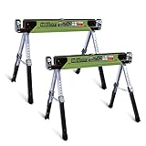 TRUTZHOLM Sägebock Arbeitsbock höhenverstellbar bis 650/1300 kg klappbar...