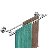 Doppelter Handtuchhalter, Dailyart Badezimmer Handtuchstange Bad Ohne Bohren...