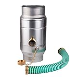 Regenwassersammler Wassersammler Titan Zink 6-tlg/100mm Jumbo Regenwassersammler...