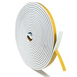 shinfly Dichtungsband Selbstklebendes 6mm(B) x 3mm(D)/5M(L) für Türen Fenster,...