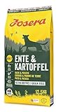 Josera Ente & Kartoffel | 1 x 12,5 kg | Trockenfutter für Hunde | Getreidefrei...