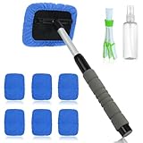 AMFUN Auto Scheibenreiniger, Autoscheiben Innenreiniger mit 6 Mikrofaserpads und...