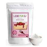 Lebepur BIO Agar Agar 200g - Natürliches, veganes Geliermittel,...