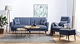Gozos Mammo Sitzgruppe 3 Sitzer Sofa + Sessel + Ottoman | Hochwertige Set...