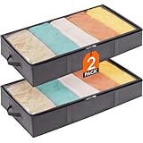 Lifewit Unterbett Aufbewahrungsbox Unterbettkommode, Faltbare...