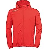 uhlsport Herren Essential Rain Jacket Herren Regenjacke, Rot/Weiß, 3XL EU