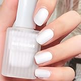 Matt Nagellack - Schnelltrocknender Langanhaltender Weiß Nagellack Ohne UV...