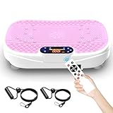 SAVEYOUR Vibrationsplatte für Zuhause - Rüttelplatte mit 120 Stufen & 5 Modi,...