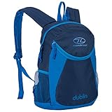 Highlander Unisex Jugend Dublin Rucksack, blau, 15 L