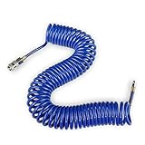 CCLIFE 10m PU Luftschlauch mit Feder Luftschlauch PU gewickelt für Luftleitung...