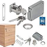 KOTARBAU® Möbelschloss Regulierbar 15 – 40 mm Links und Rechst...