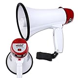 Schramm ® Megafon ohne Batterien Megaphone ca. 22,5 x 14 x 14 cm Lautsprecher...