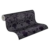 A.S. Création Black & White Vliestapete mit Ornamenten 0,53 x 10,05 m –...