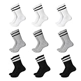 HAGOT 9 Paar Kinder Sportsocken, Jungen Kindersocken Mädchen, Baumwoll Socken...
