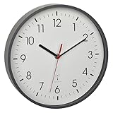 TFA Dostmann Analoge Funk-Wanduhr, 60.3550.10, Höchste Genauigkeit, stilvoll,...
