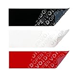 30x Siegel Aufkleber rückstandlos entfernbar, 70 x 20 mm, Sicherheitsetiketten...